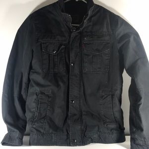 Men’s Levi’s Multi- Pocket Black Jacket Small